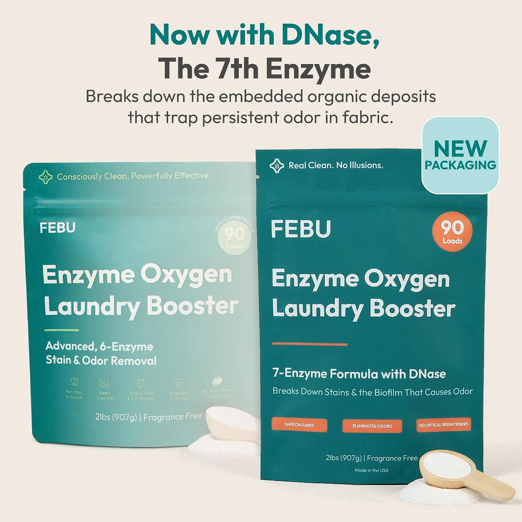 Enzyme Oxygen Laundry Booster, Fragrance Free, 2 lbs