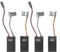 Carbon Brushes 1617014135, A69 Brush Replacement, Set of 4
