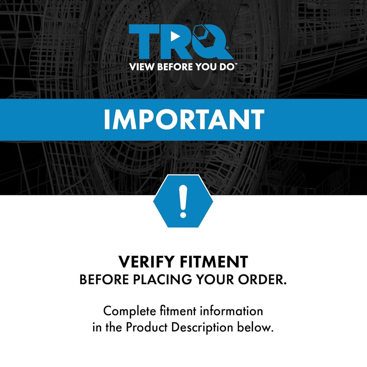 TRQ Dual Radiator & Condenser Fan Assembly