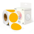 2 Inch Dot Stickers Round Sticker Label, Fluorescent Orange 500 Dots