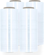 PSBM Blown Hand Stretch Wrap/Shrink Film 18" x 1500 feet 90 Gauge 4 Rolls
