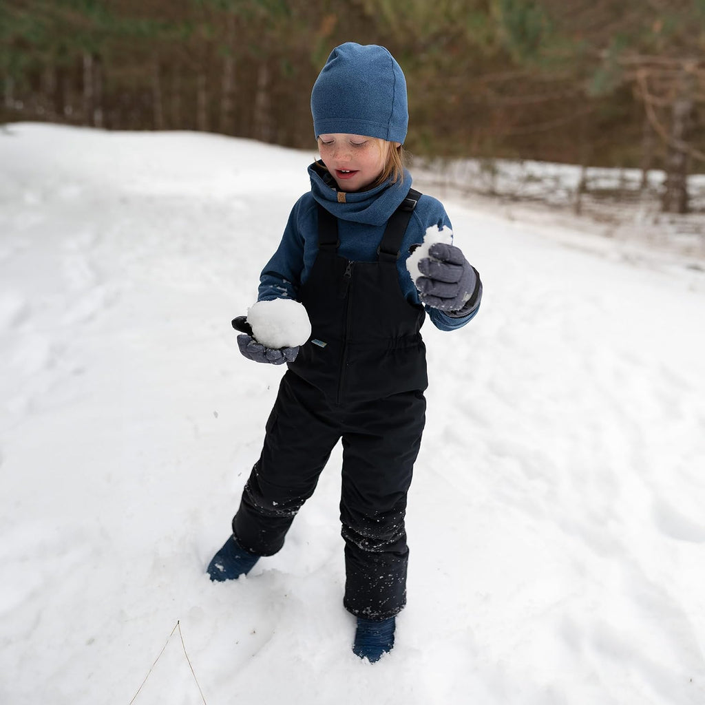 Waterproof Insulated Snow Bib Pants, Ski Overalls for Toddlers and Kids