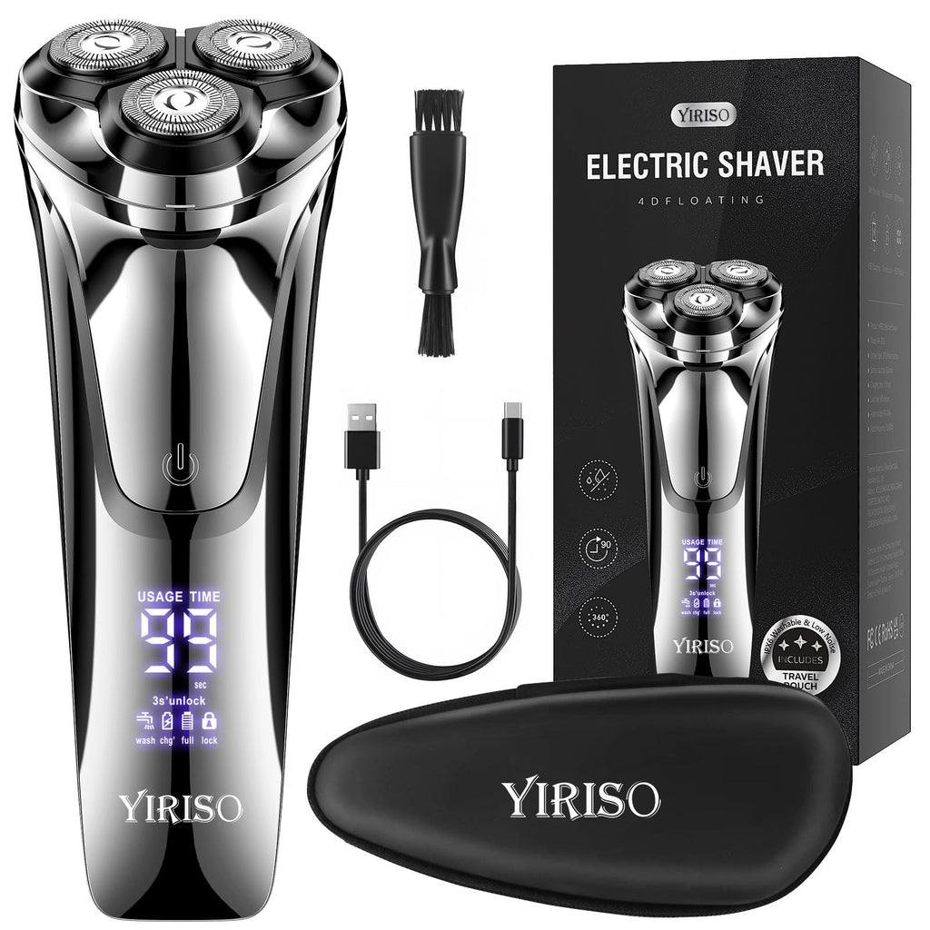 Electric Razor for Men, 9000 RPM Smooth Rotary Shaver