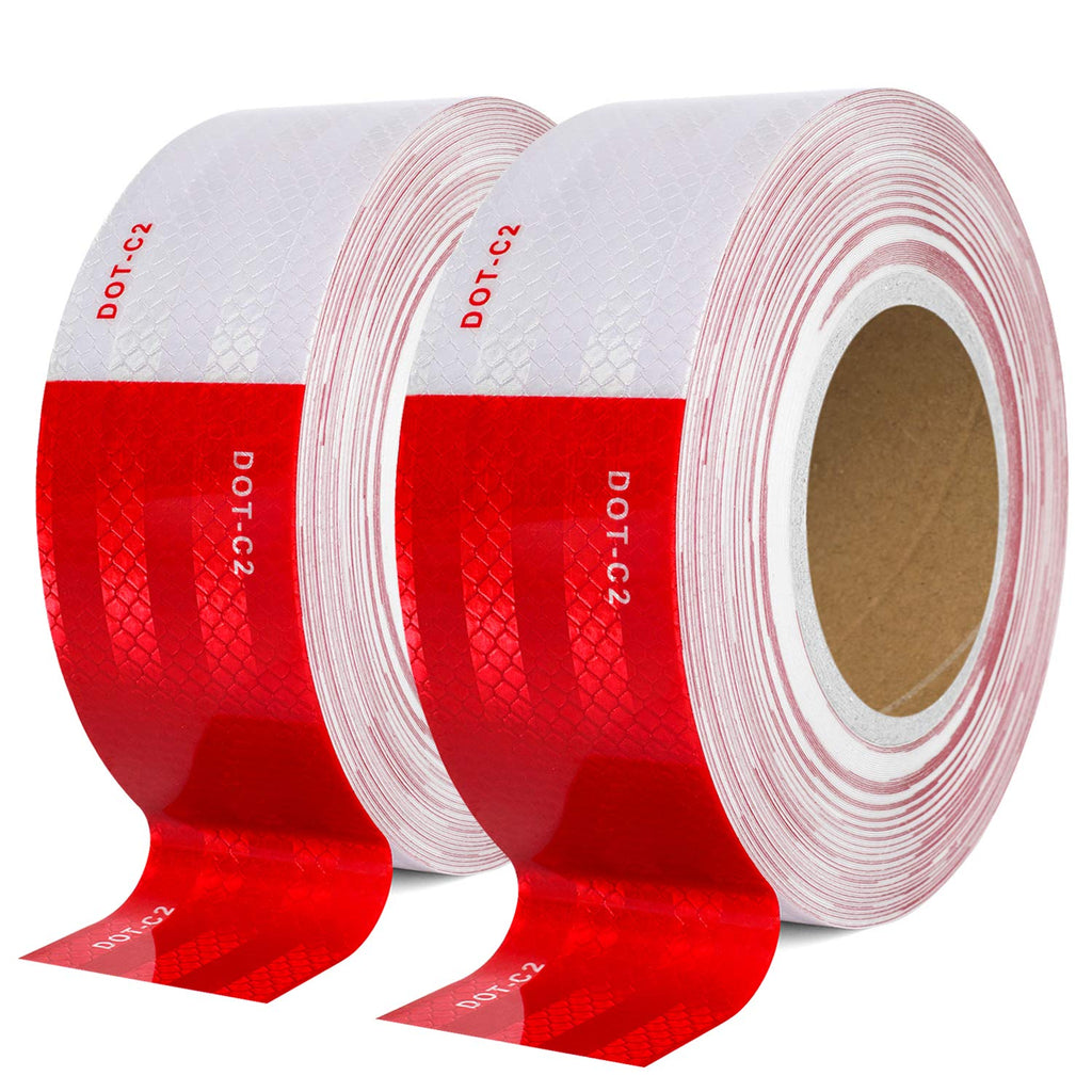 DOT-C2 Reflective Tape for Trailers & Signs, 2 Inch x 200 Feet