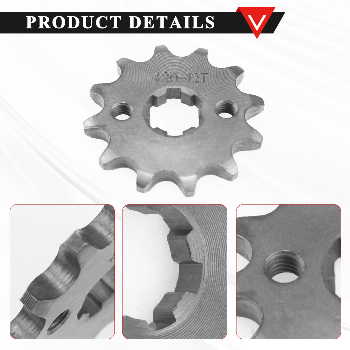 PRO BAT 420-11T 17mm/0.67'' Moped Front Engine Sprocket