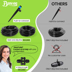 Drip Irrigation System Kit for Garden Watering, 247FT Quick Connect