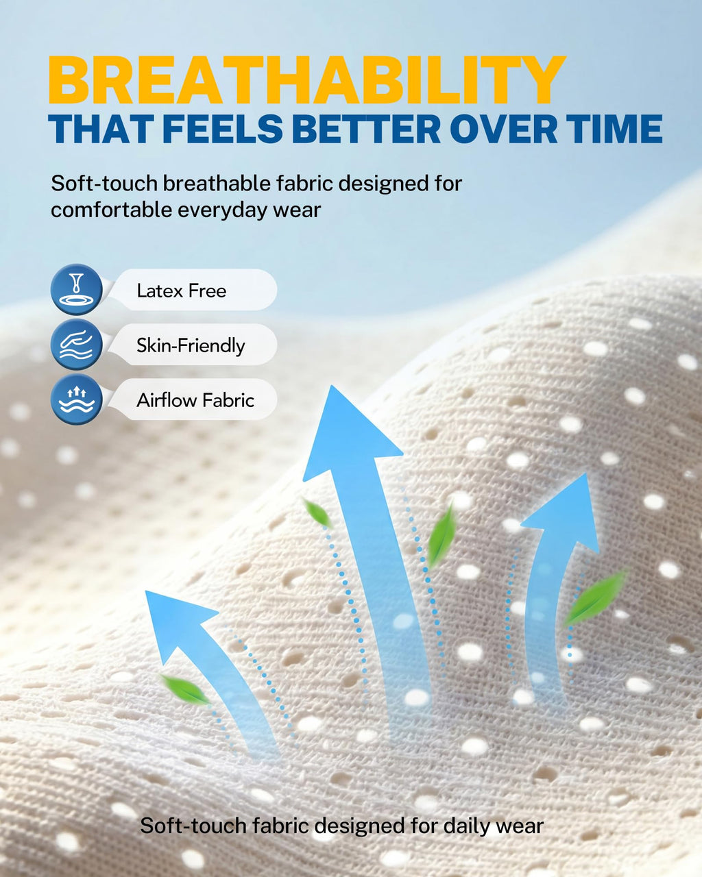 Wrist Brace with Soft-Touch Fabric, Breathable Compression Support