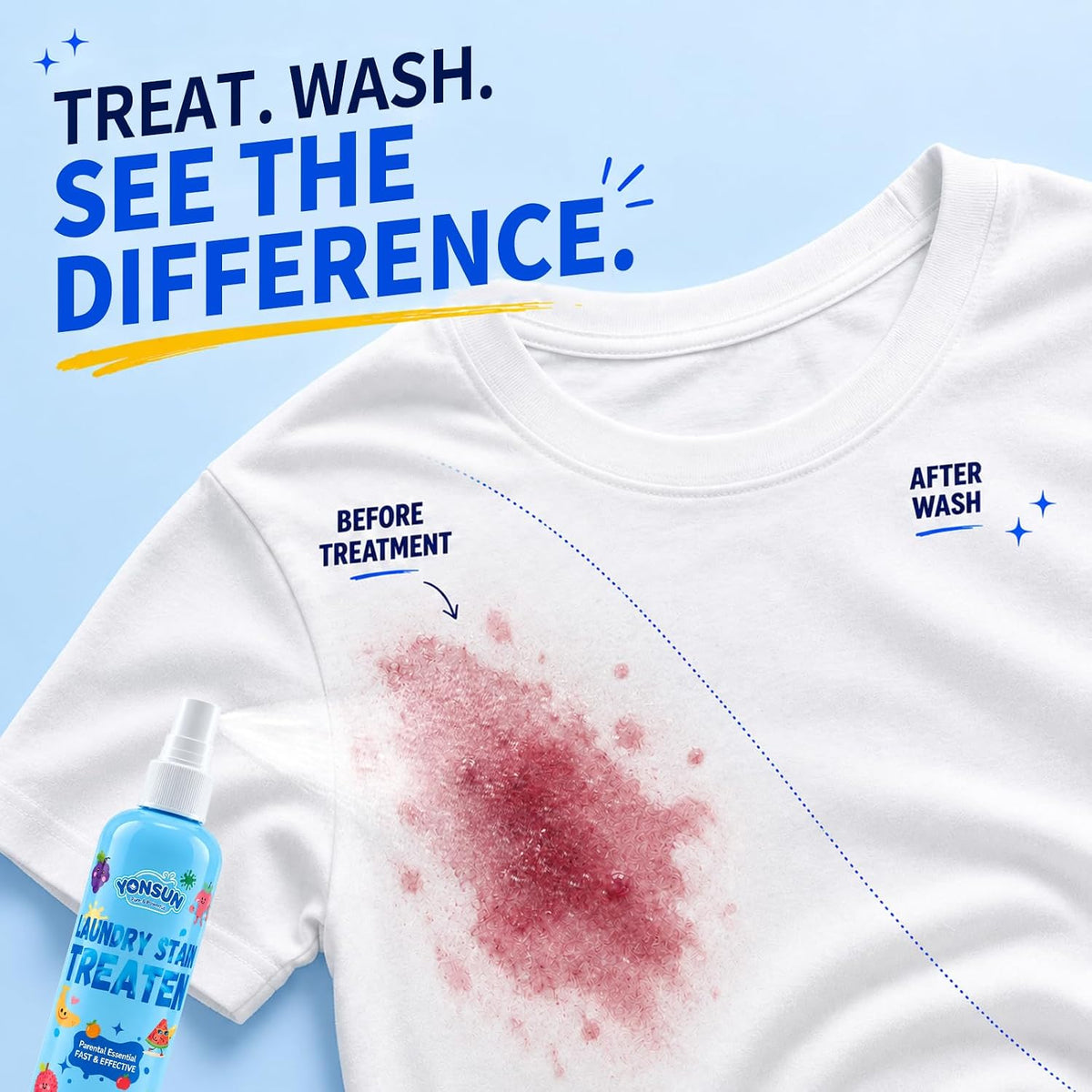 Laundry Stain Remover Spray - 4 fl oz, Baby & Family Laundry Care