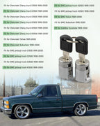 Door Handle & Ignition Switch Lock Cylinders Fit for Chevy C1500, for GMC