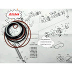 D51844 O-Ring Maintenance Rebuild Kits for DeWALT D51844 D51845 D51822 D51823 Universal Framing Nailer