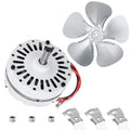 F0510B2944 Attic Ventilation Fan Motor & FB99100 12" Attic Fan Blade Propeller Replacement for Lomanco 2000/1800 Series F0510B2497 A0416B2059 3.4 Amp 1100 RPM 115V 5-Blade 32 Degree for 1/2" Shaft