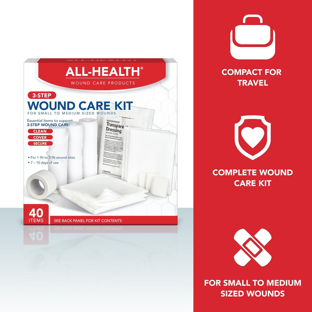 Wound Care Kit & First Aid Supplies, 40 Piece