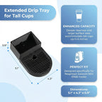 Replacement Drip Tray Fit for Nespresso DeLonghi Essenza Mini EN85