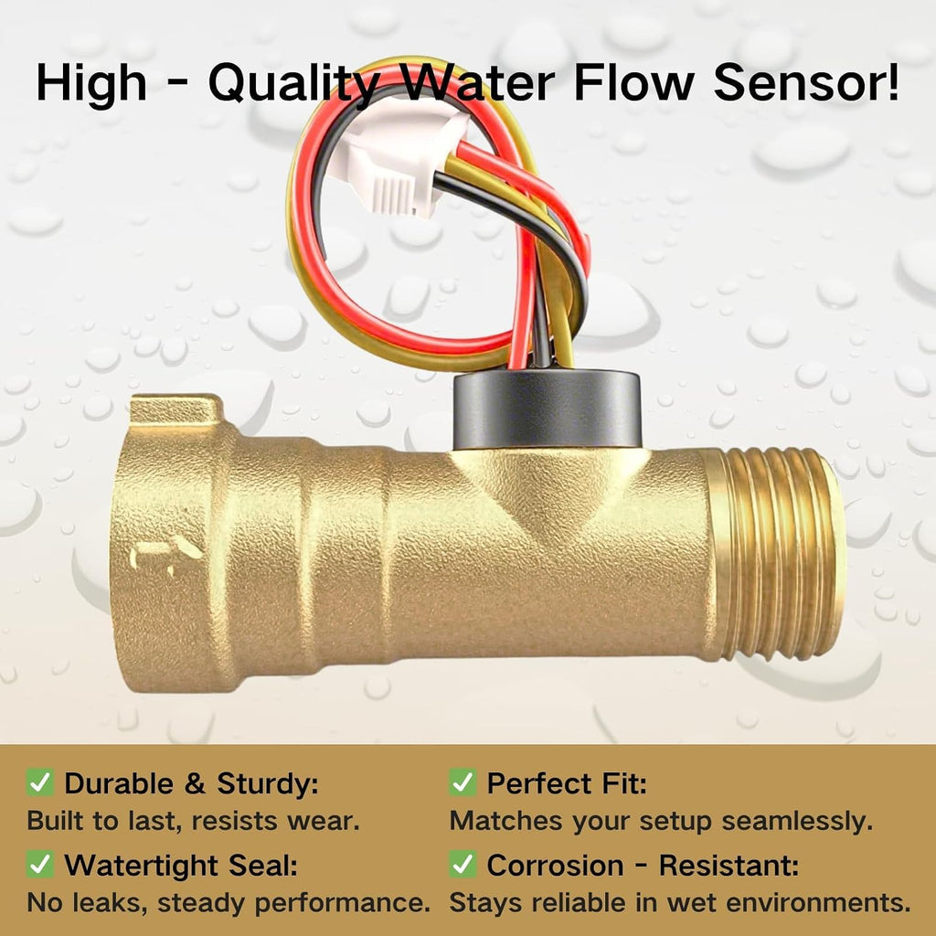 Water Flow Sensor Compatible with Girard GSWH-2 RV Water Heater
