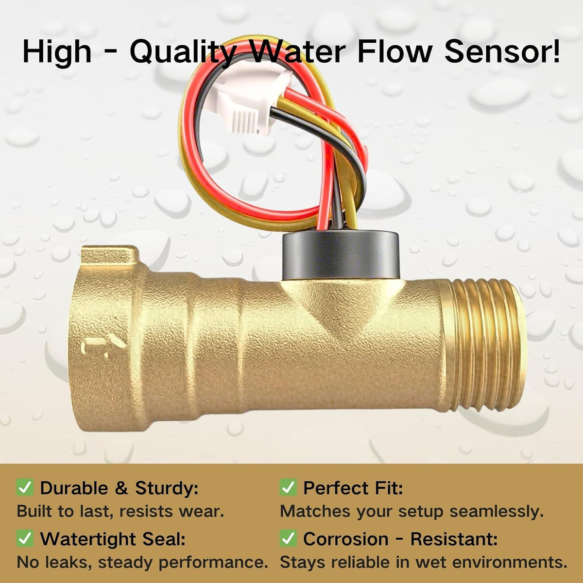 Water Flow Sensor Compatible with Girard GSWH-2 RV Water Heater