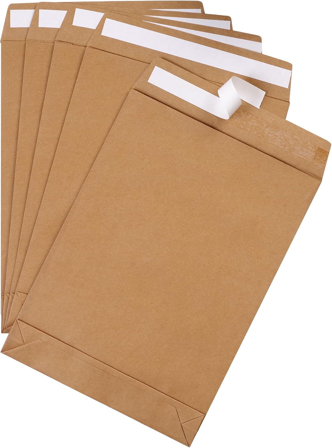9.4" x 13.2" Expandable Envelopes Large Kraft Envelopes