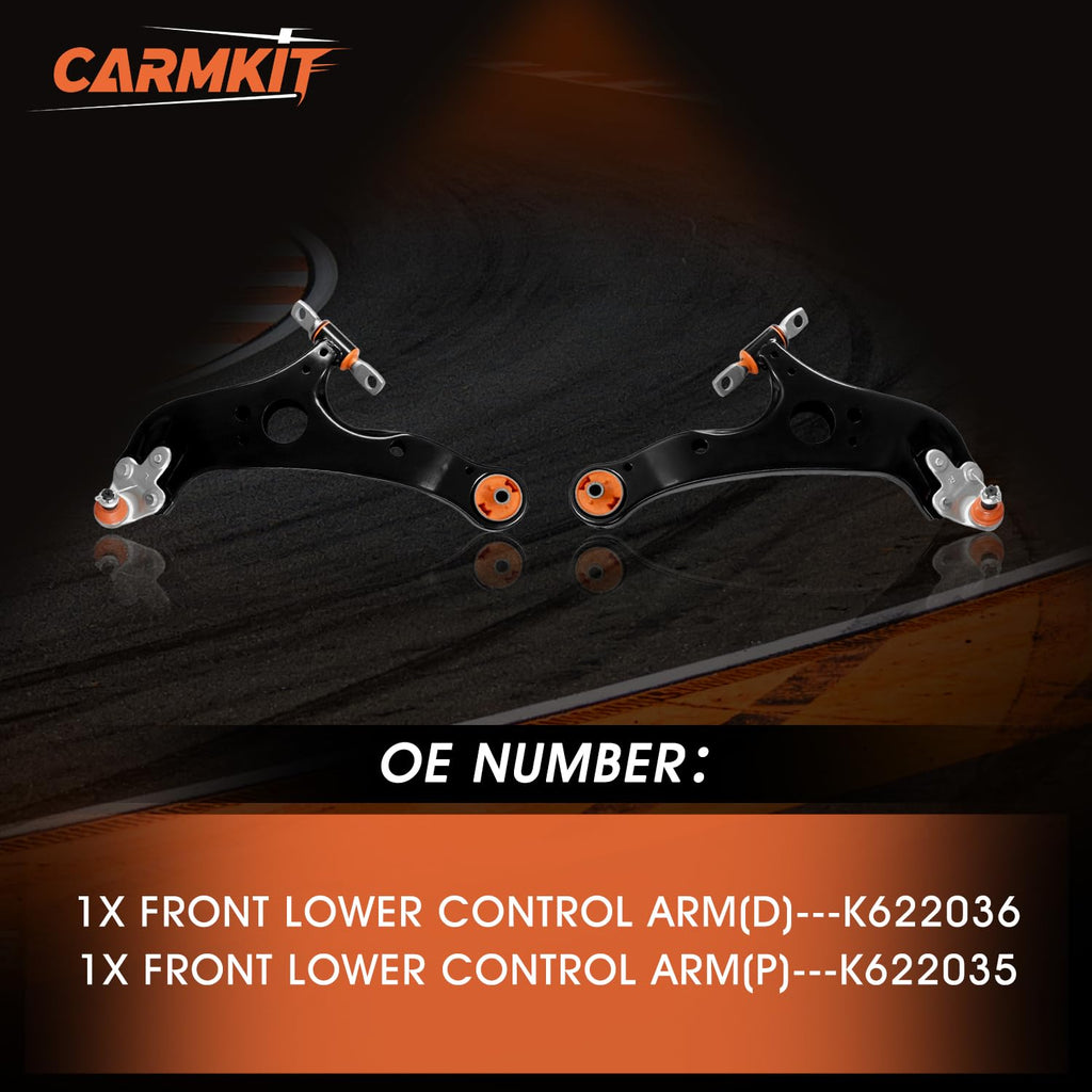 CARMKIT Front Lower Control Arm Kit for Toyota Sienna 2011-2020