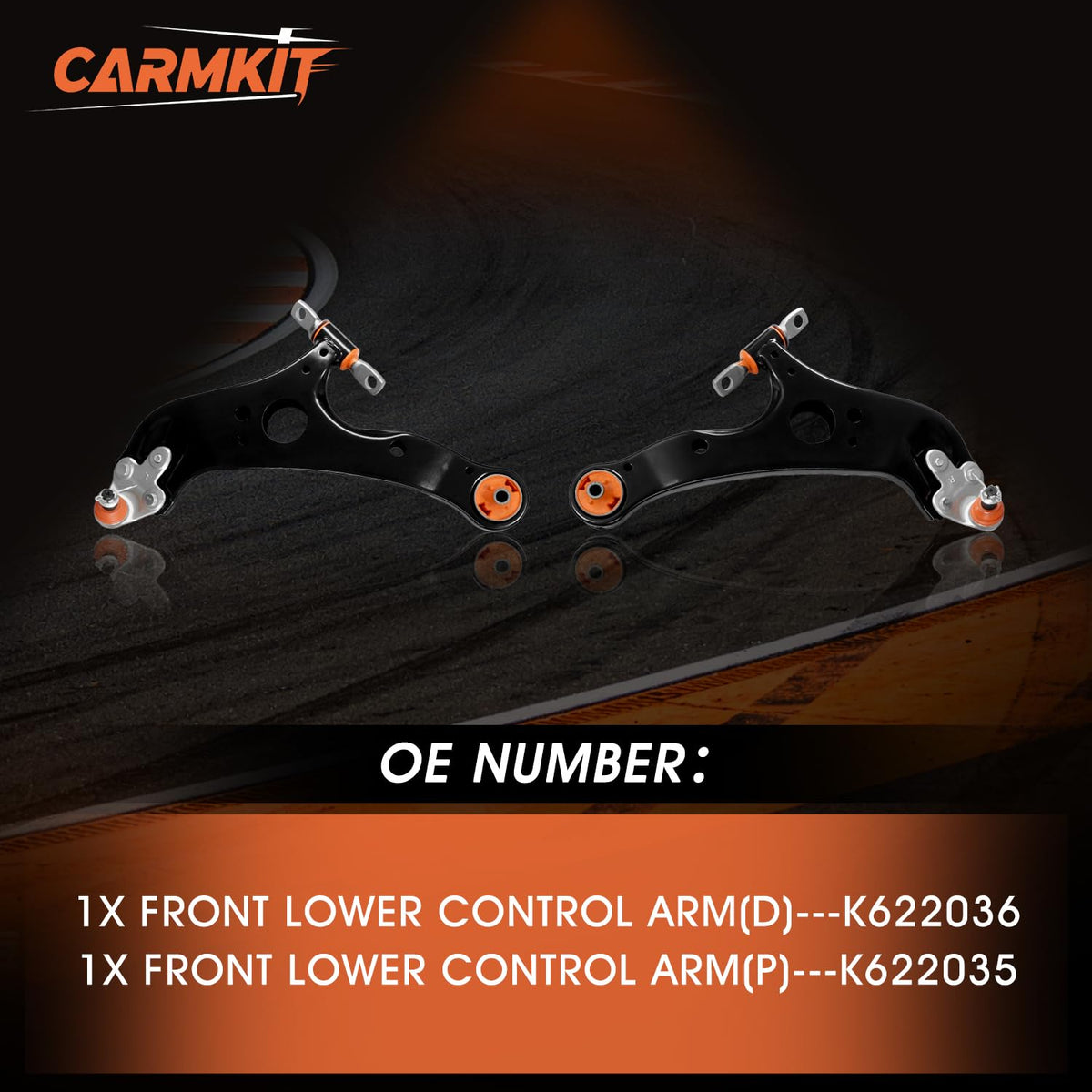 CARMKIT Front Lower Control Arm Kit for Toyota Sienna 2011-2020