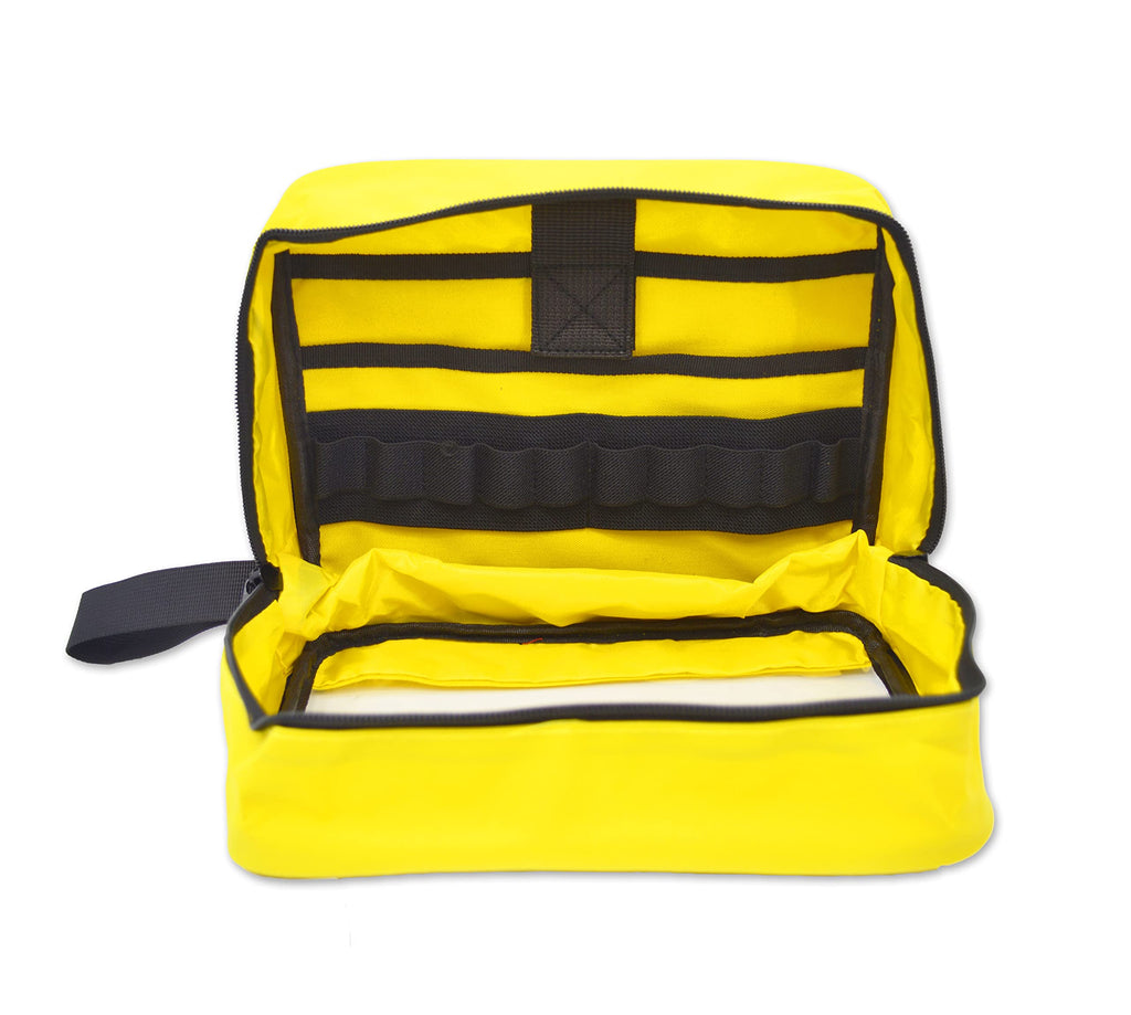 Premium Color Coded Organizer First Aid Kit Accessory Pouches - Extra Large - Zippered Bag with Transparent Window