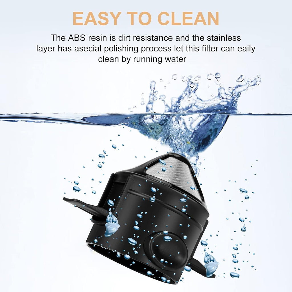 Pour Over Coffee Maker,Portable Stainless Steel Reusable Coffee Filter, Mini Collapsible Paperless Single Serve 1 Cup