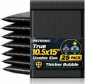 Bubble Mailers True 10.5x15" Usable Size Padded Envelopes 25 Pack