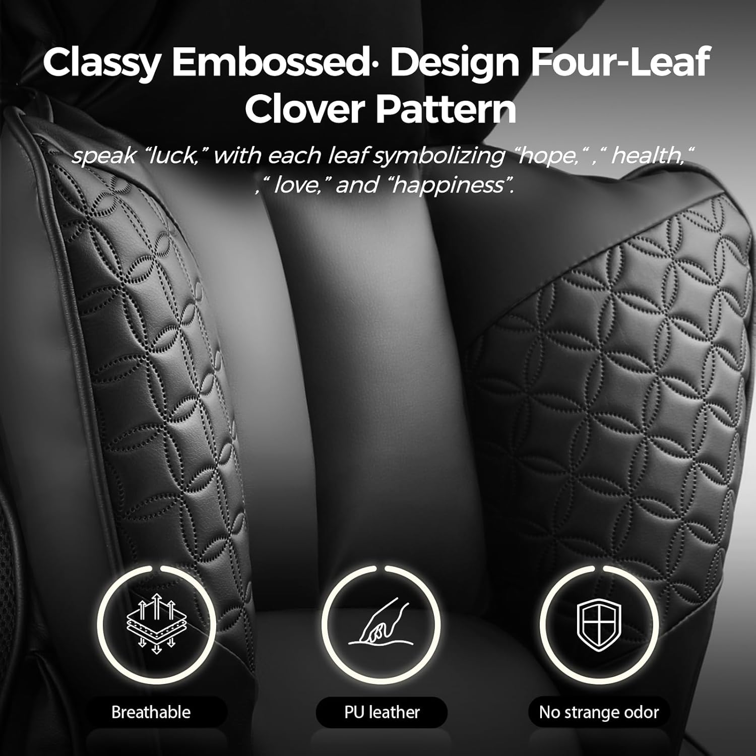 Big and Tall Office Chair Heavy Duty Wide Ergonomic Gaming Chair with Deluxe Embossing Designed Leather with Foot