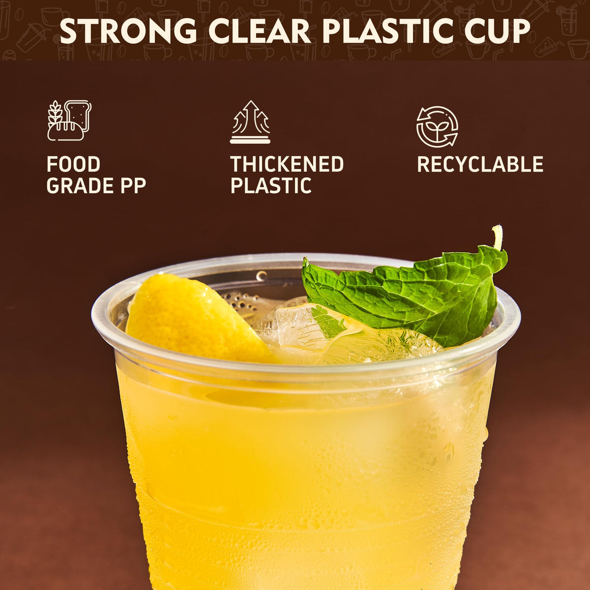 5 oz Plastic Cups, 500 Pack - Clear Disposable Drinking Water Cups for Cold Beverages, Ideal for Party