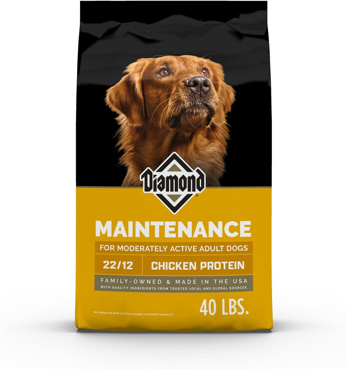 Maintenance Adult Dry Dog Food, Chicken Protein, 40lb
