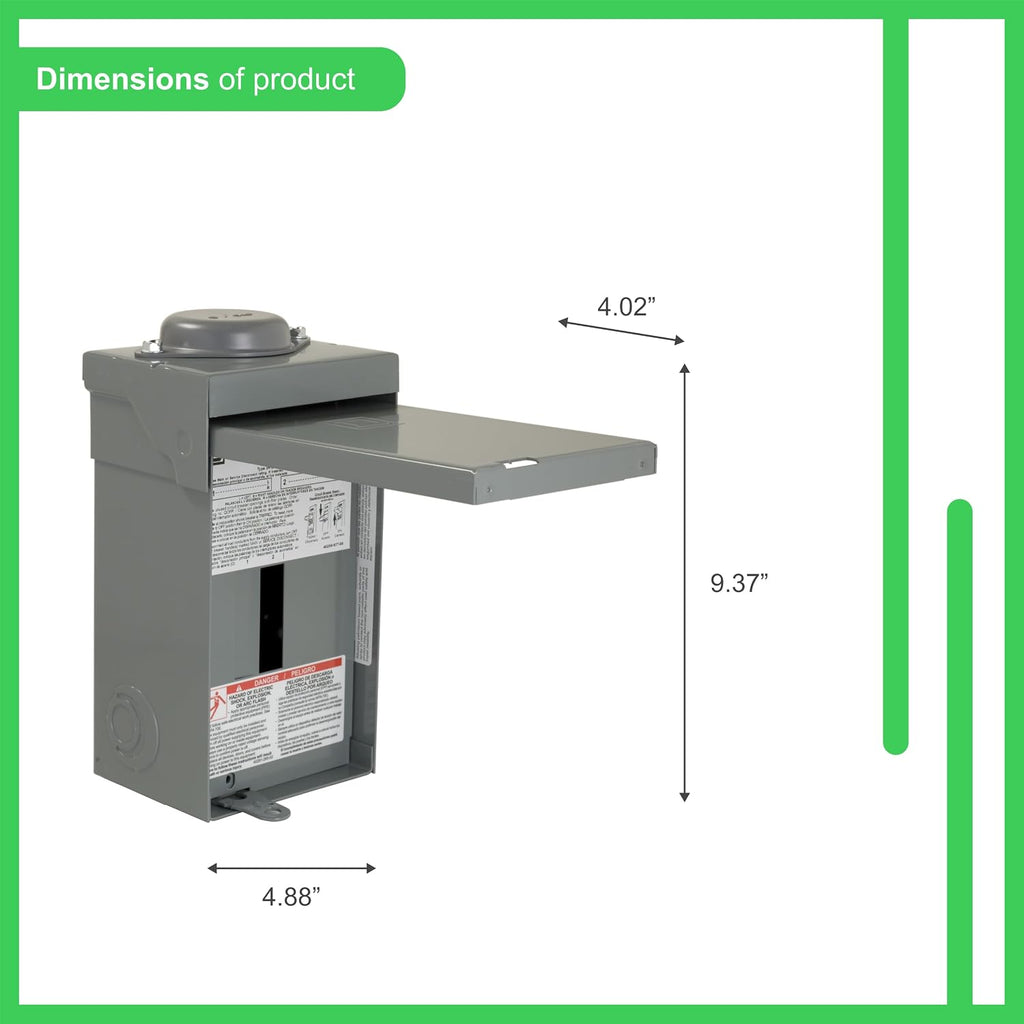 Square D - QO QO24L70RBCP Main Lug Load Center