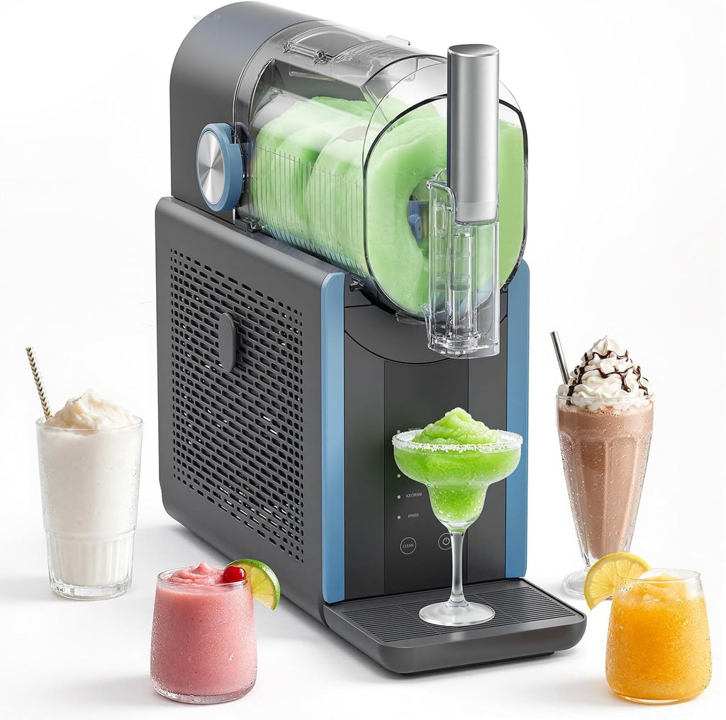 Slushie Machine for Home, 66oz Smart Frozen Drink Maker, 5 Programs & Clean Mode, No-Ice-Needed Slushy Maker for