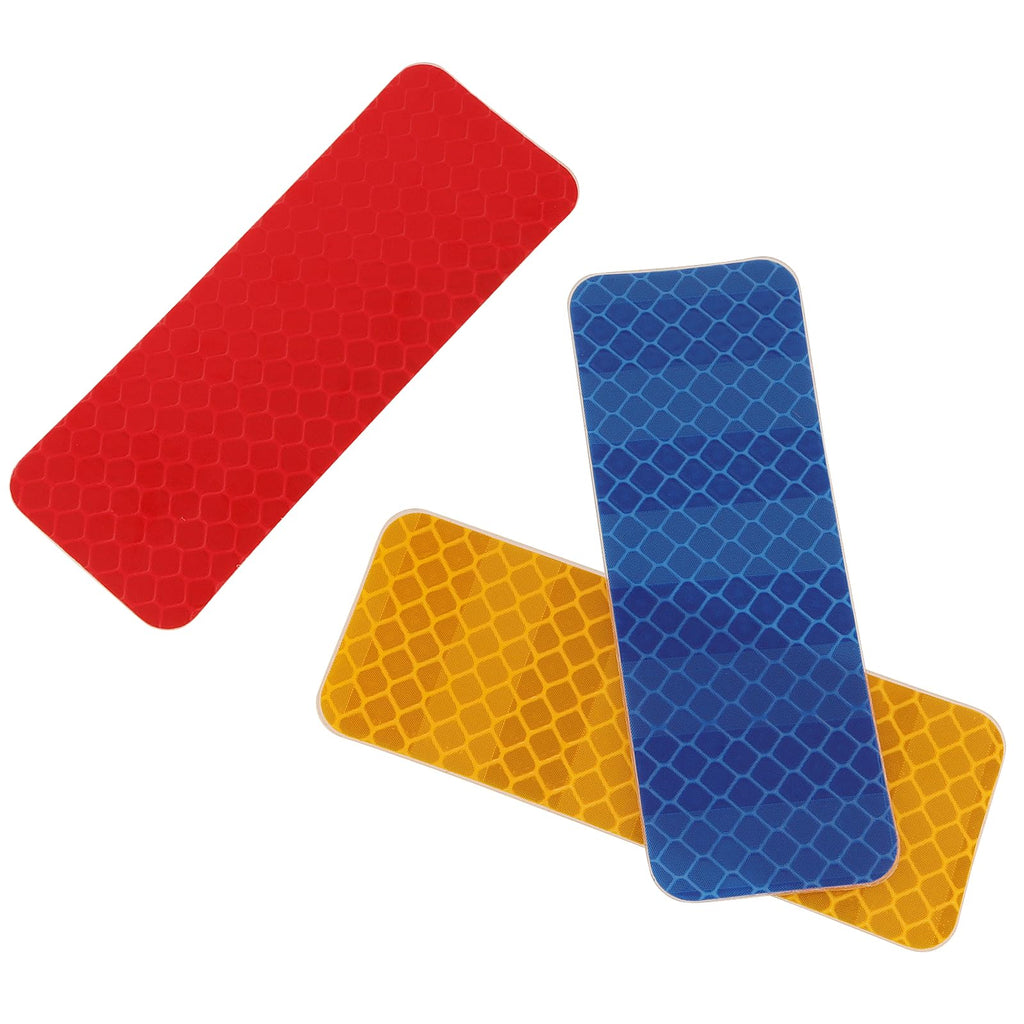 200 Pcs Reflective Stickers, 5 Colors Safety Reflective Stickers Waterproof Reflective Tape Stickers for Trailers