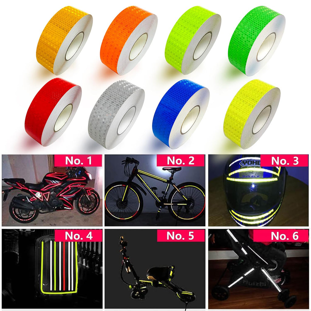 8 Colors High-Visibility Waterproof Reflective Tape