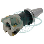 CME 3" 90° Indexable Face Mill w/ CAT40 Arbor, TPG322 Inserts Included, 5 Flutes
