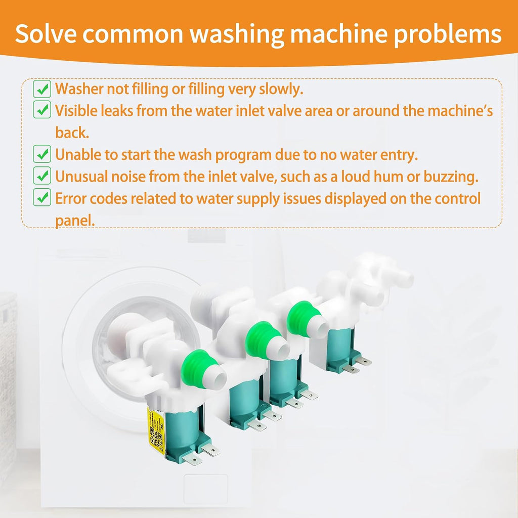 WA50R5400AV WA50R5200AW WA45T3400AV Washer Water Inlet Valve for Samsung