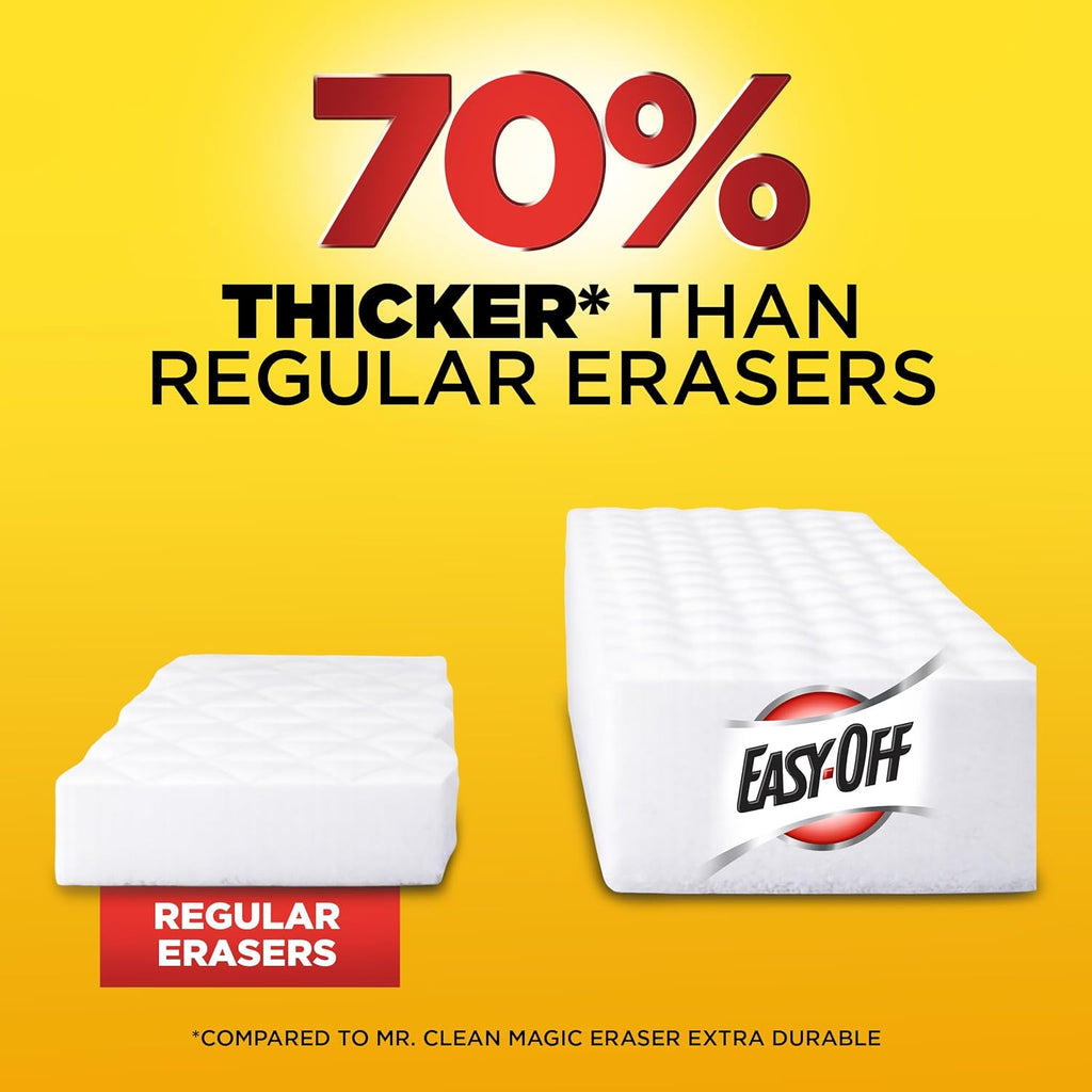Easy Off Heavy Duty Degreaser Cleaner, 2-in-1 Cleaning Pads, 5ct