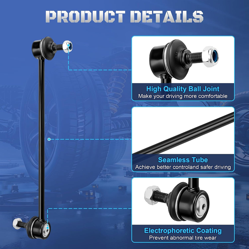 K80296 Front Stabilizer Sway Bar End Links for 2005-2012 Ford Escape