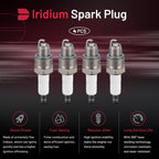 BDFHYK 4 Pack Iridium Spark Plugs Replacement for 4495 BPZ8HN10