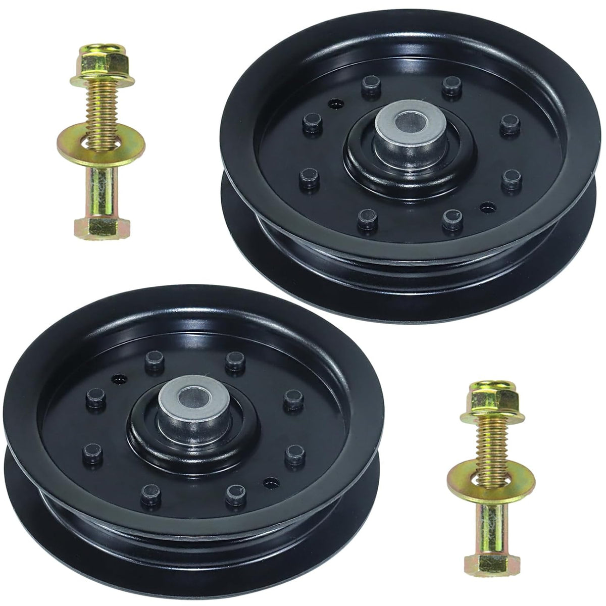 2 Pack 756-04129B Idler Pulley for Troy Bilt 42, Cub Cadet 42 Deck