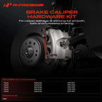 A-Premium Front Disc Brake Hardware Kit Compatible with Toyota Models