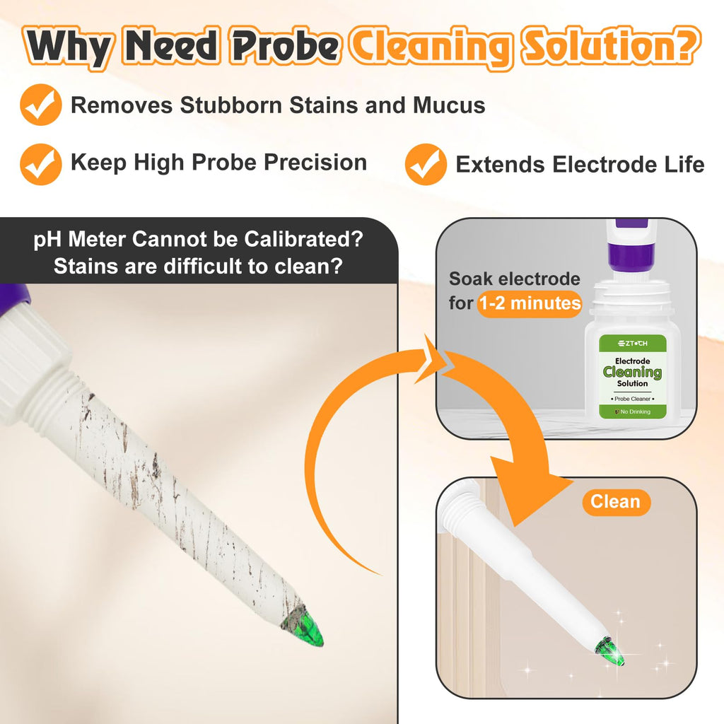 pH Buffer Calibration Solution 4,0 7,0 KCL Storage&Cleaning Solution