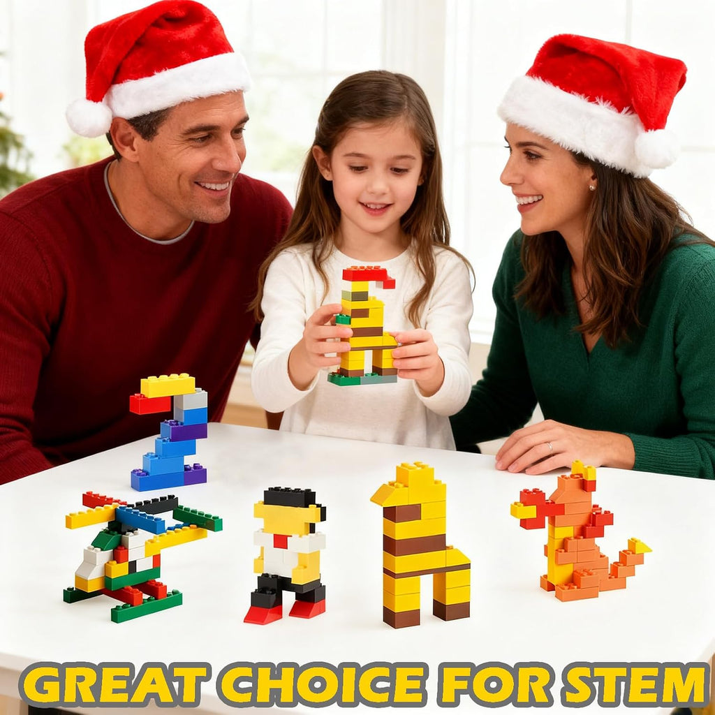 Classic Building Bricks, 300PCS Basic Bulk Blocks in Radom Color