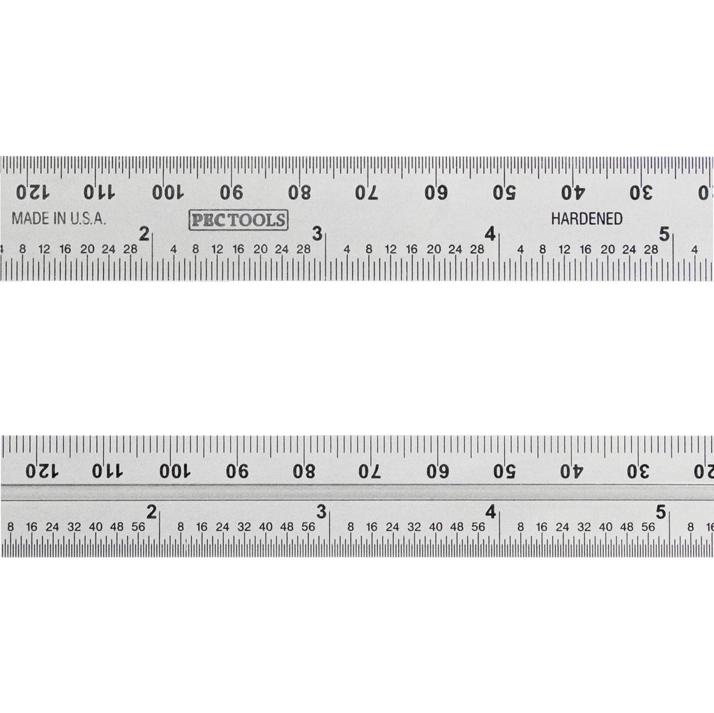 PEC Tools 4" Double Square, English/Metric, Made in USA