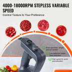 Commercial Immersion Blender, 500W Heavy Duty Hand Mixer, 16 inch Stepless Variable Speed Mixer with Stainless Steel