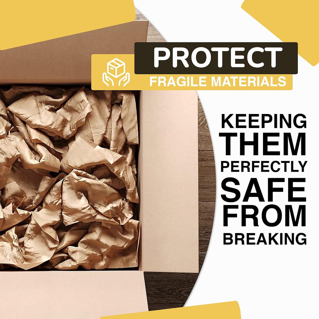 Kraft Paper Sheets, 15 x 15 in., 480 Sheets, 80 GSM Brown