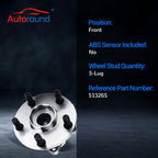 Autoround 513265 Front Wheel Bearing Hub Assembly