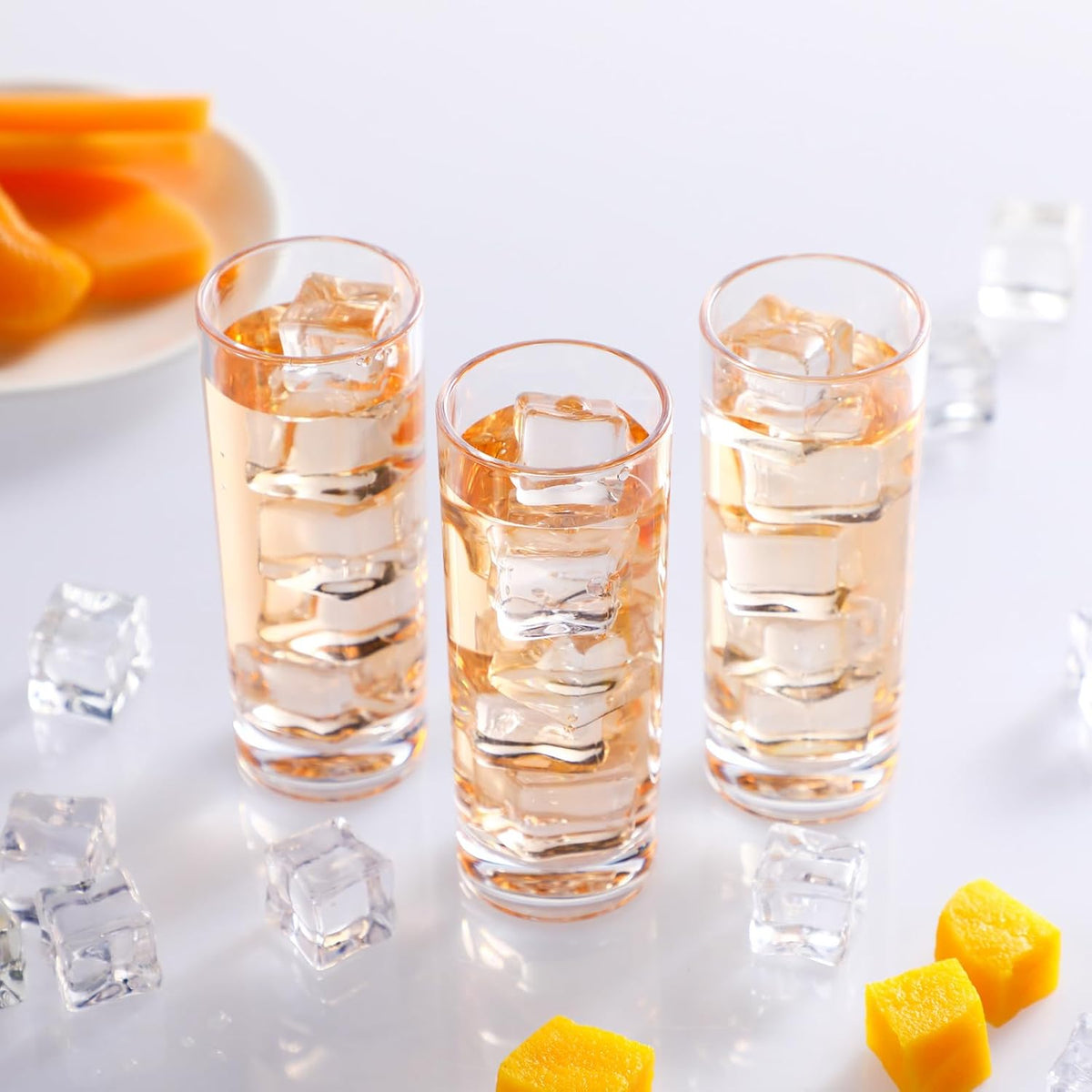 72 Pcs 2.2 oz Shot Glasses Set, Mini Shot Cup Bulk, Tall