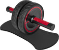 Ab Roller Wheel, Heavy Duty Workout Equipment for Home Gym, Professional Metal Handle with Rubber Surface Abdominal