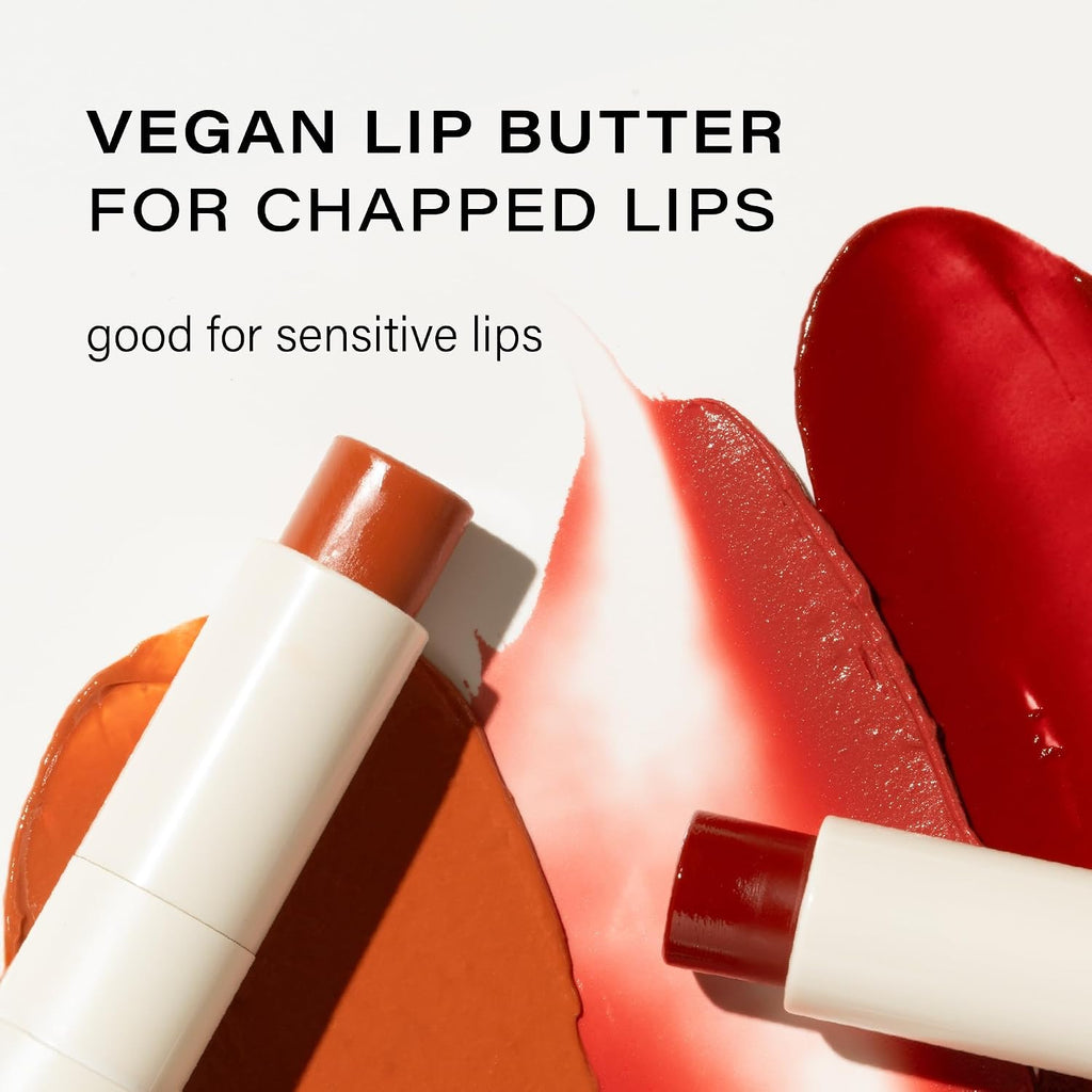 Vegan Lip Butter, Tinted Lip Balm for Dry Lips #2 Nudy Rose