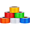 6 Rolls Reflective Tape Outdoor Waterproof, Multicolor, 1 in x 10 ft