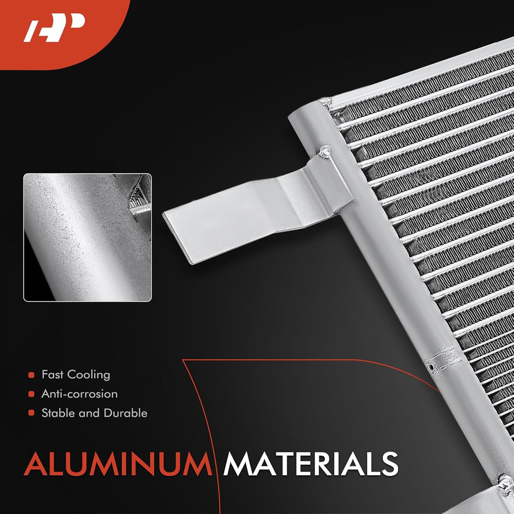A-Premium Air Conditioning Condenser Compatible with Ram
